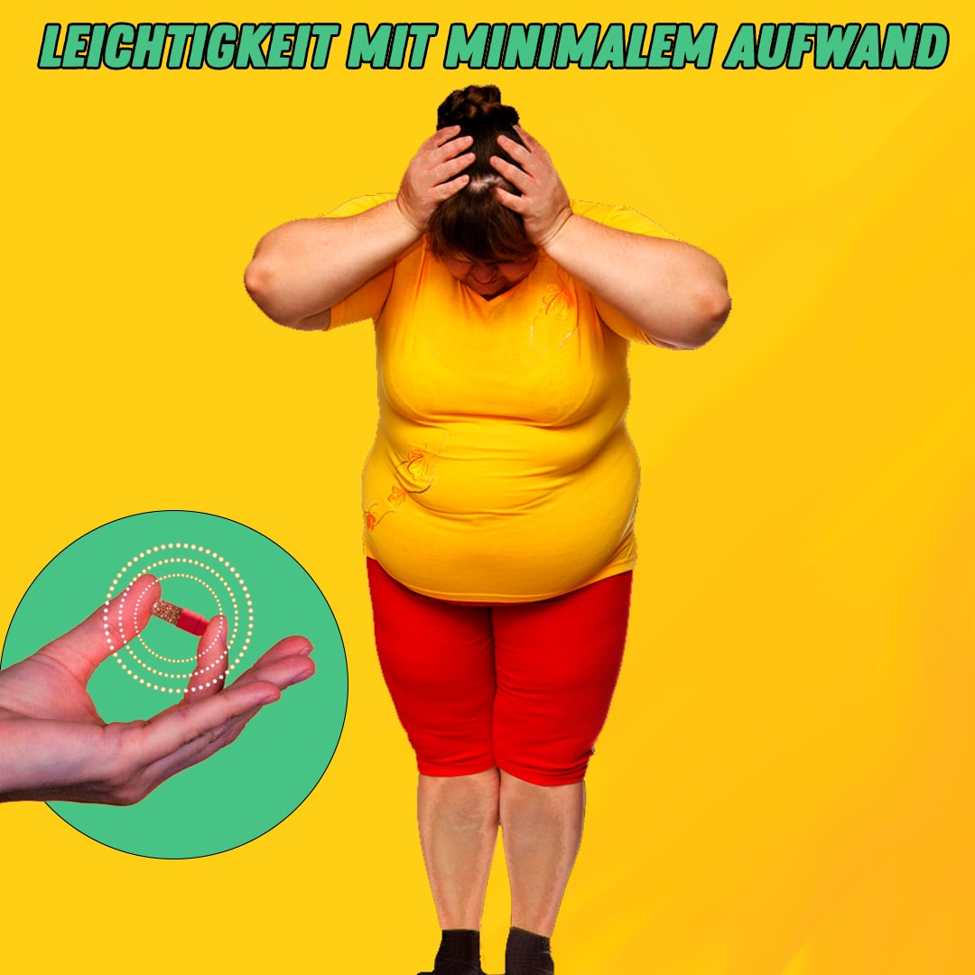 Das Mädchen nimmt ab, ohne Sport zu treiben