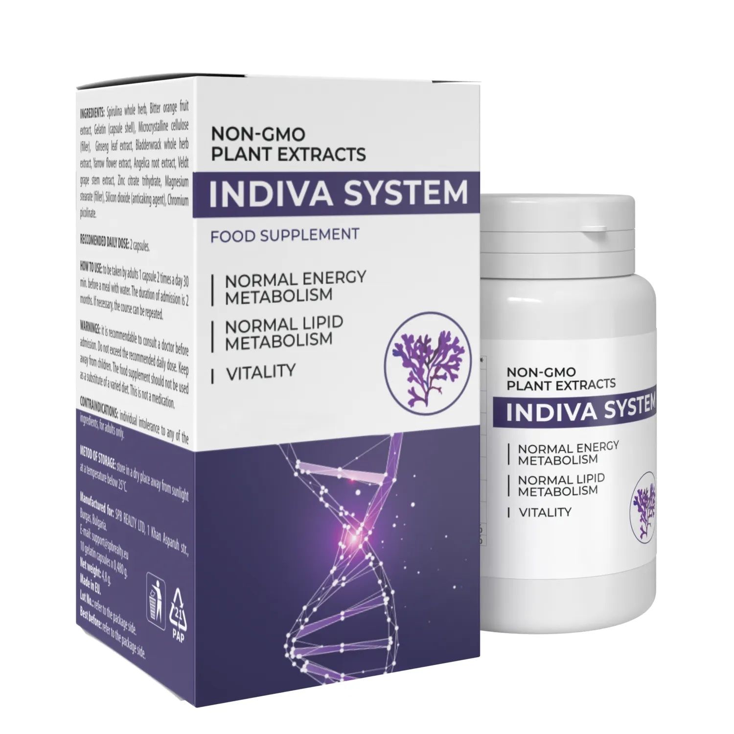 Verpackung von schlankheitskapseln